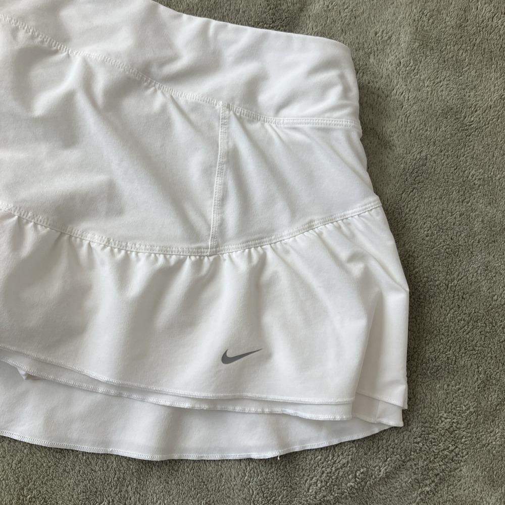 Nike Dri-Fit Advantage Skort Skirt White Women's Large Golf Tennis Pickleball - Picture 5 of 10